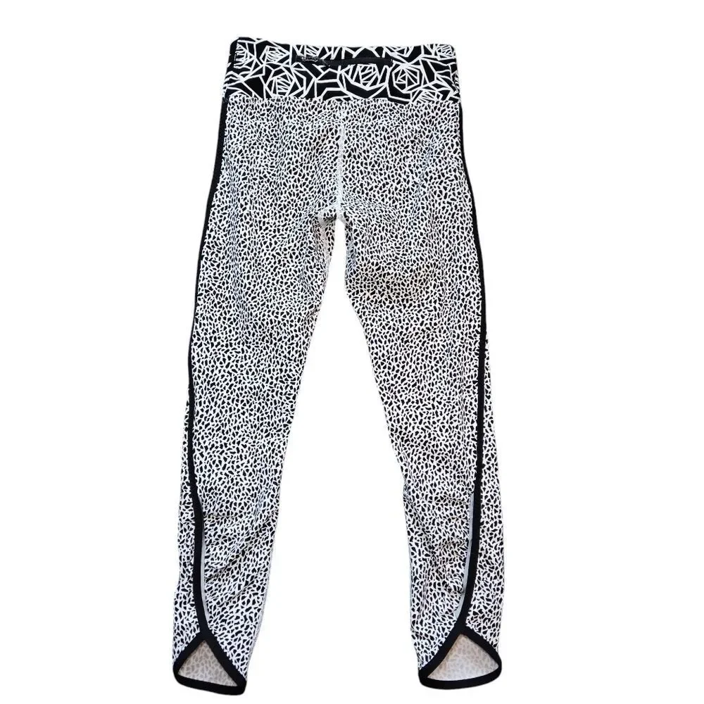 Lululemon Real Quick Tight - Miss Mosaic White / Posey - Picture 5 of 11